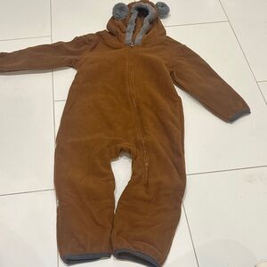 Cuddle club baby bunting Cozy Brown Kids One Piece 2T